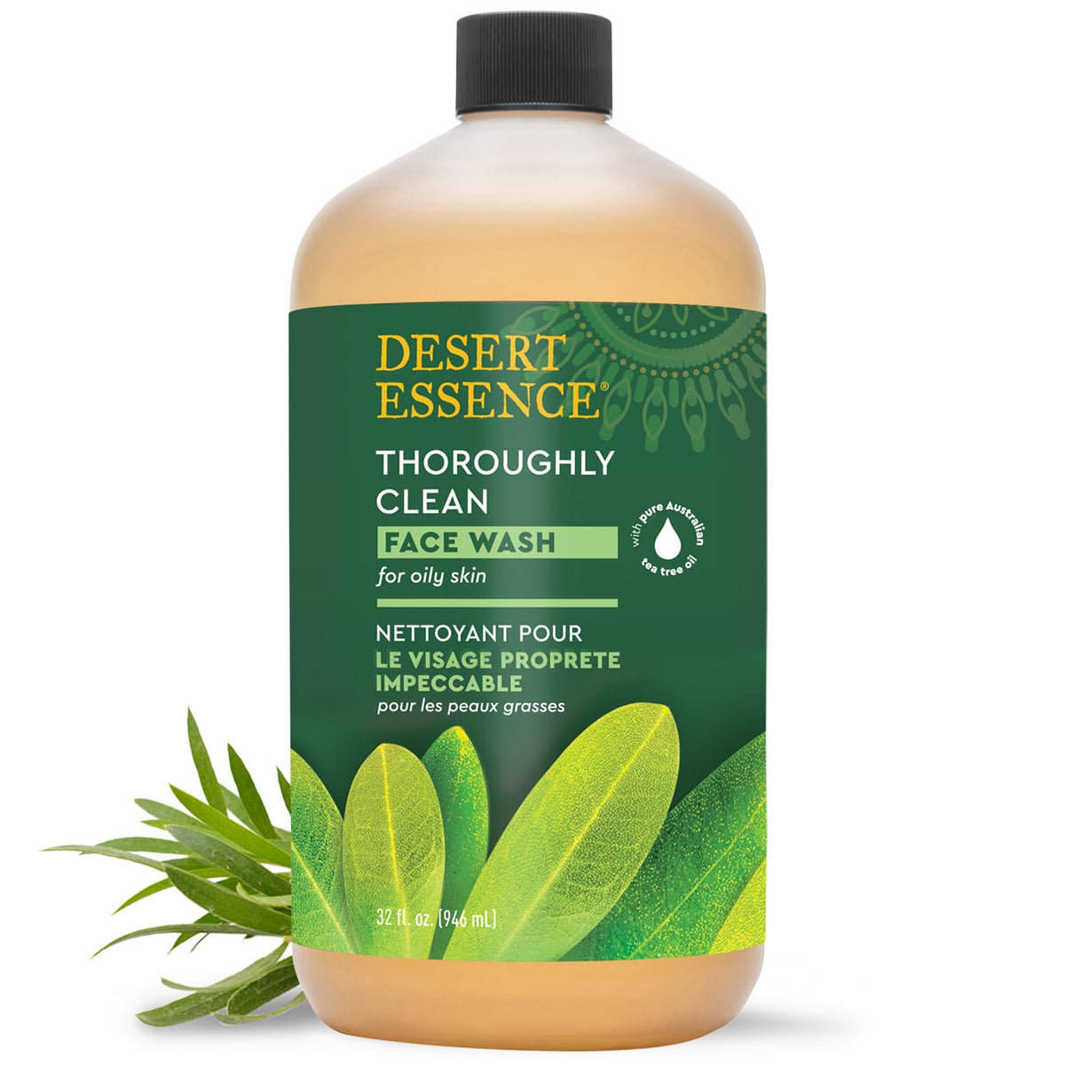 Desert Essence Thoroughly Clean Face Wash For Oily Skin 32 fl.oz