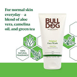 BULLDOG Mens Skincare and Grooming,Original Face Wash,5 Fluid Ounce,(Pack of 2)
