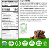 Orgain Organic Vegan Protein Powder, Creamy Chocolate Fudge (Pack of 2) 2lb & 1lb