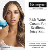 Neutrogena Hydro Boost Hydrating Water Cream Face Moisturizer for Sensitive Skin plus Hydrating Gel Cleanser Alcohol and Fragrance Free Hyaluronic Acid Daily Hydration Routine, 7.8 fl oz