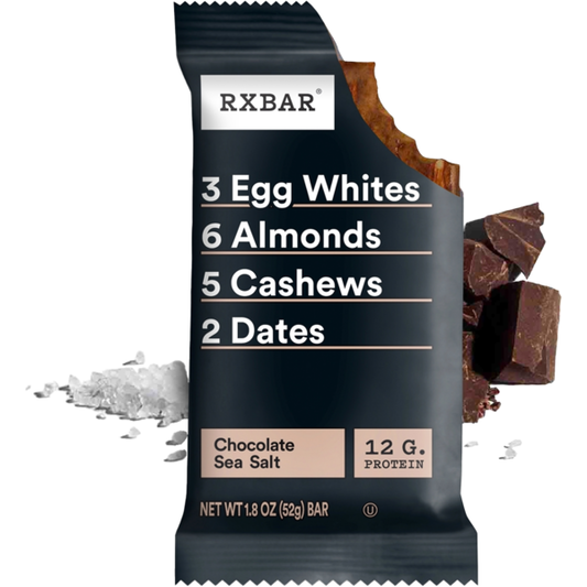 RXBAR Protein Bars, Protein Snack, Snack Bars, Chocolate Sea Salt, 1.8oz Box (5 Count)